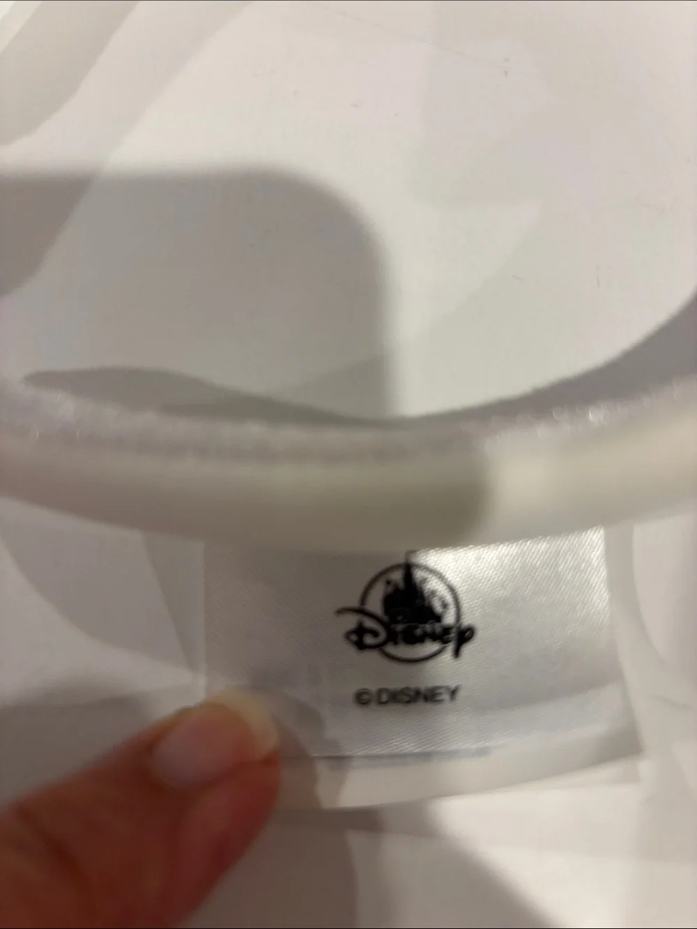 Disney Micky Ears BIG HERO Baymax ,worn once, white headband with red bow